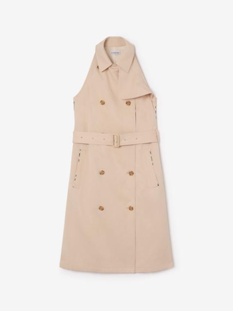 Burberry Cotton Blend Trench Dress