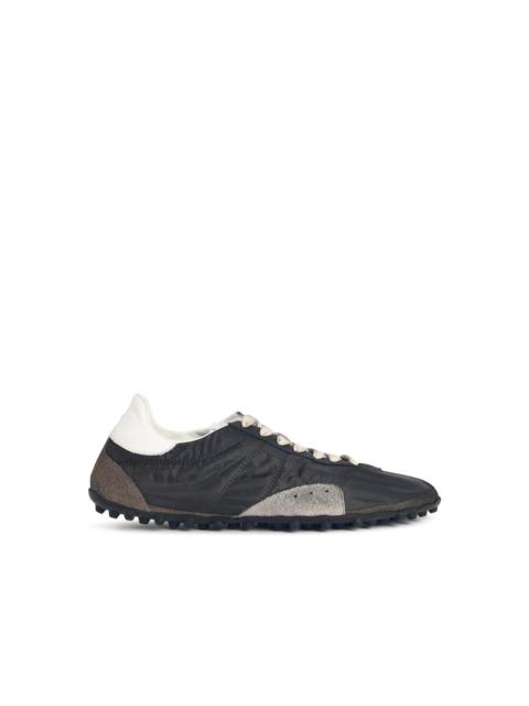 Maison Margiela Maison Margiela 'SPRINTERS' Sneakers In Leather And Gigio Scuro Fabric