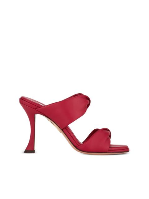 AQUAZZURA twisted-strap heeled sandals