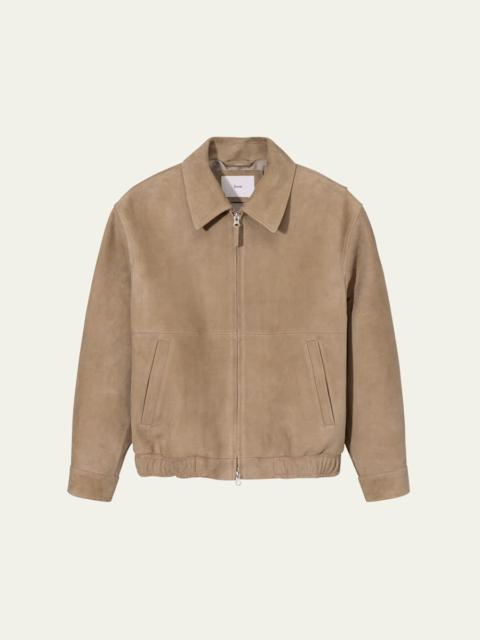 Dunst Unisex Suede Bomber Jacket