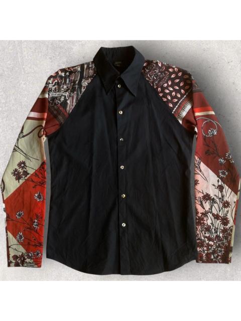 Jean Paul Gaultier Gaultier Floral Print Sleeve Shirt