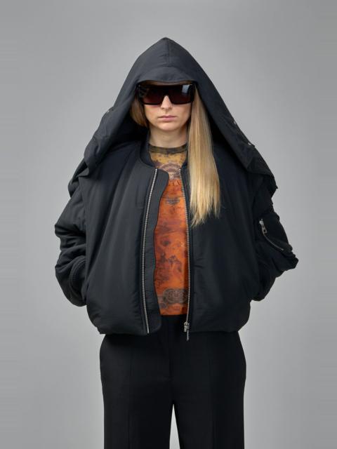 Jean Paul Gaultier Hooded Bomber Jacket