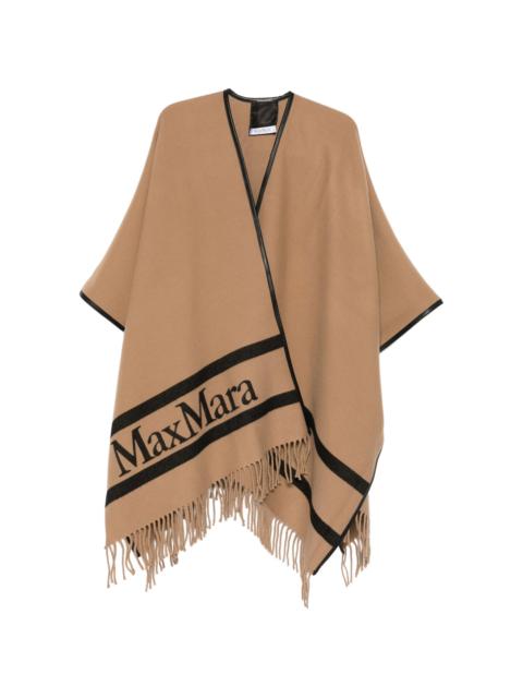 Max Mara Max Mara Logo Fringed Cape