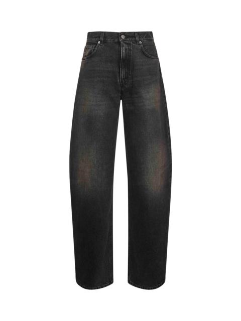 HAIKURE Black cotton denim Bibi jeans