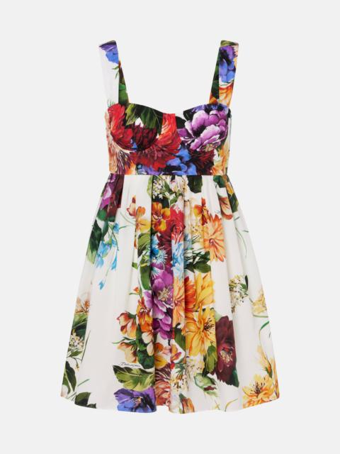 Dolce & Gabbana Floral cotton minidress