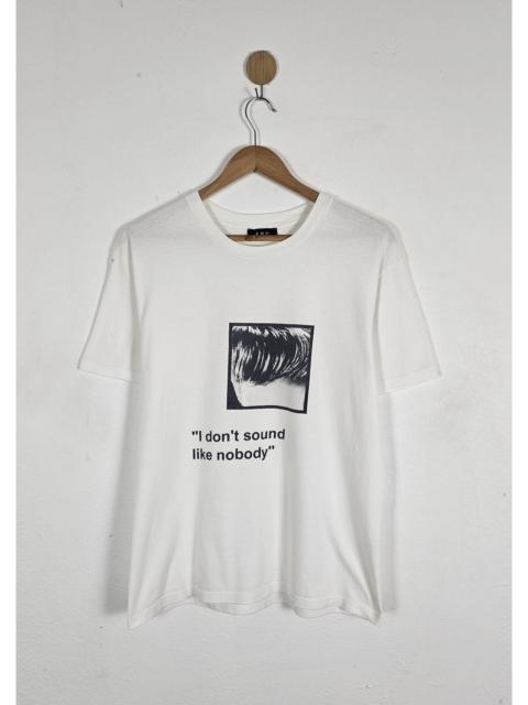 A.P.C. APC I don’t sound like nobody tee shirt