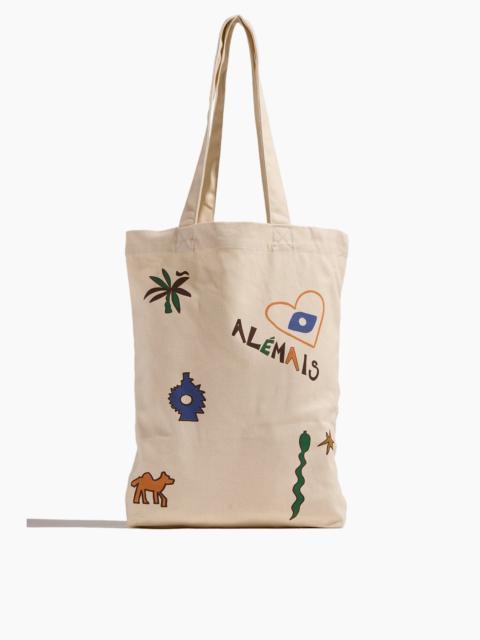 ALÉMAIS Maroc Library Tote in Ivory