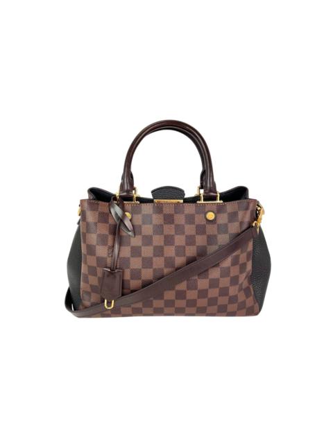 Louis Vuitton Louis Vuitton Damier EbeneCuir Taurillon Brittany Black Shoulder Bag