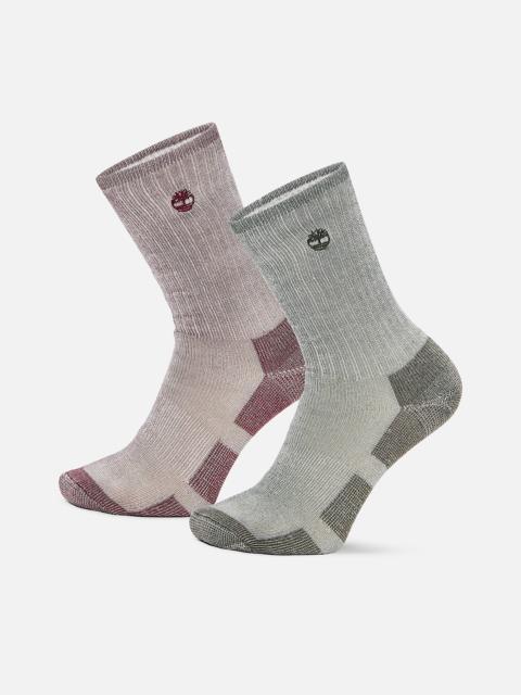 Timberland Men’s Timberland® 2-Pack Kittery Full Cushion Boot Crew Sock