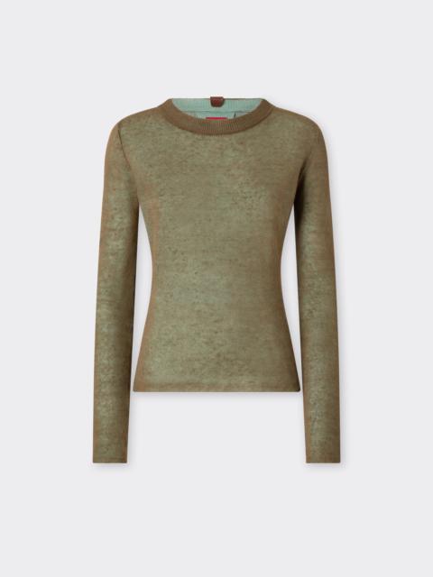 Ferrari Linen cashmere and silk turtleneck sweater