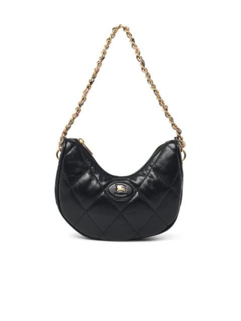 Burberry Burberry Horseshoe Black Leather Bag