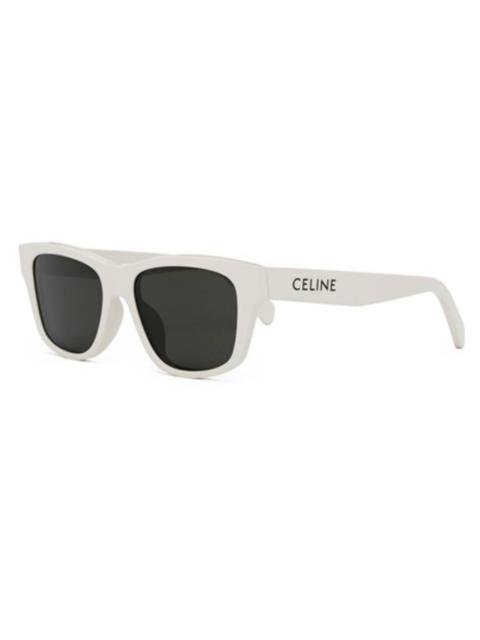 CELINE Celine Monochroms Grey Square Men's Sunglasses CL40249U 25A 55