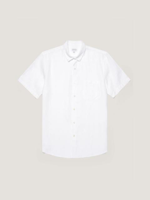 Sunspel Short Sleeve Linen Shirt