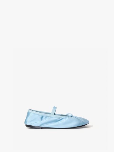 Proenza Schouler Glove Mary Jane Ballet Flats in Satin