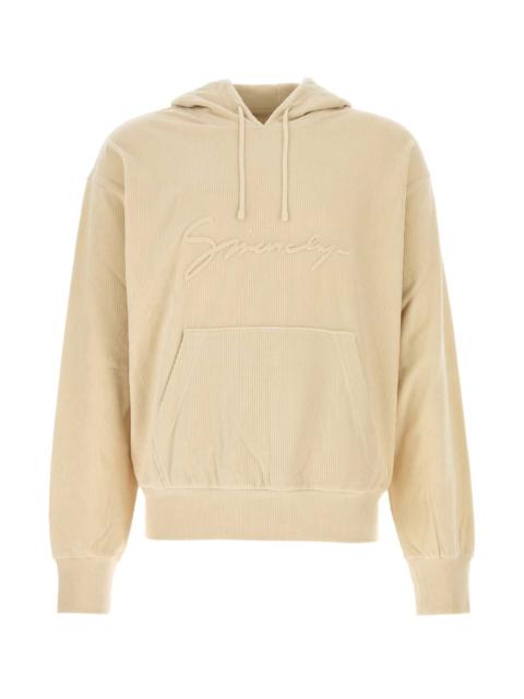 Givenchy Givenchy Men Cream Stretch Corduroy Sweatshirt