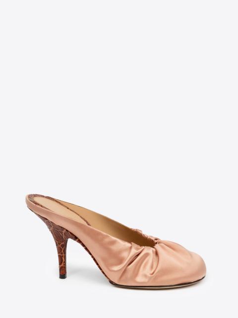 Dries Van Noten HEELED SATIN MULES