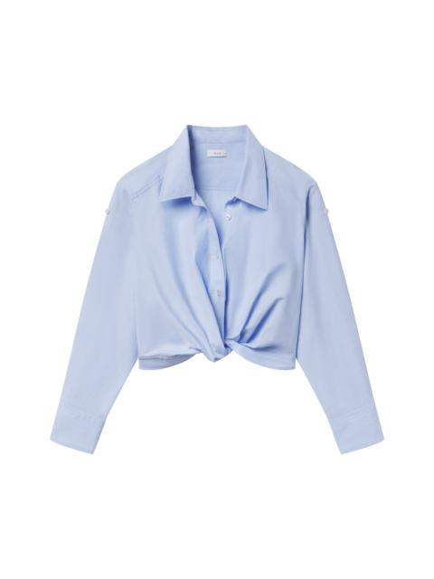 A.L.C. Leo Cropped Cotton Shirt