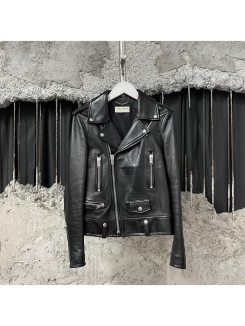 SAINT LAURENT Saint Laurent SLP biker leather jacket