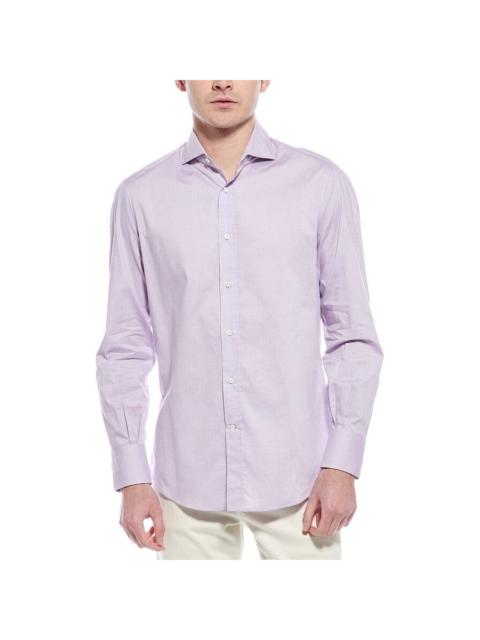 Brunello Cucinelli Brunello Cucinelli Wisteria Tailored Cotton Shirt
