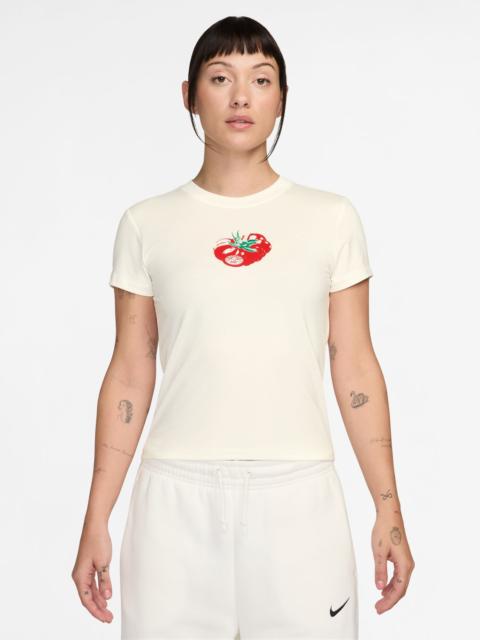 Nike Nike Women's Sportswear Chill Knit Slim Tomato Cropped T-Shirt