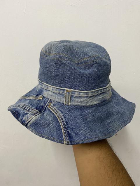Other Designers Japanese Brand - Distress Qoupdetat Denim Bucket Hat