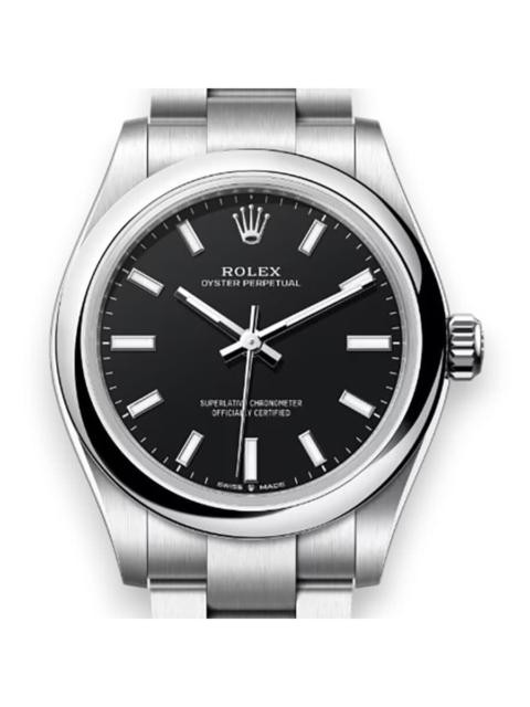 ROLEX Rolex Oyster Perpetual Automatic Chronometer Black Dial Ladies Watch M277200-0016