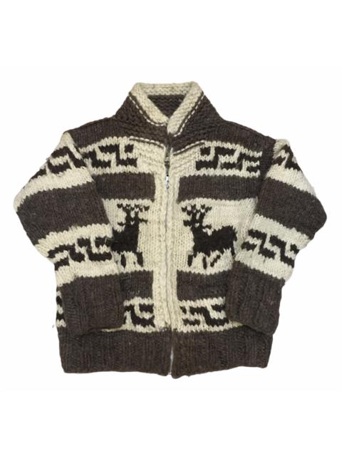 Other Designers Vintage - Vintage Made In Canada Heavy Knit Jacket