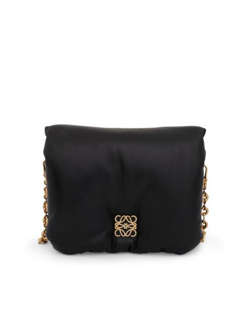 Loewe Puffer Goya Bag in Shiny Nappa Lambskin in Black