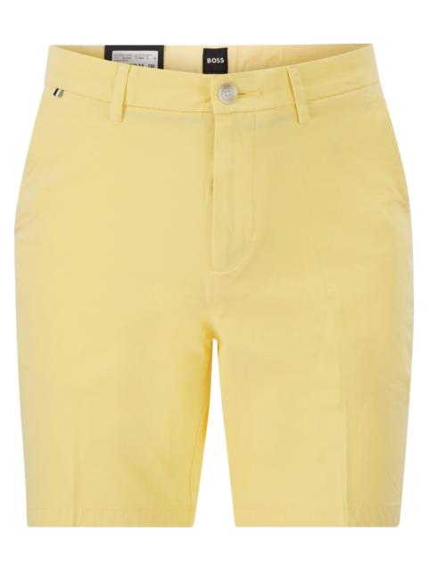 BOSS Boss Men Stretch Cotton Chino Shorts In Modern Regular Fit