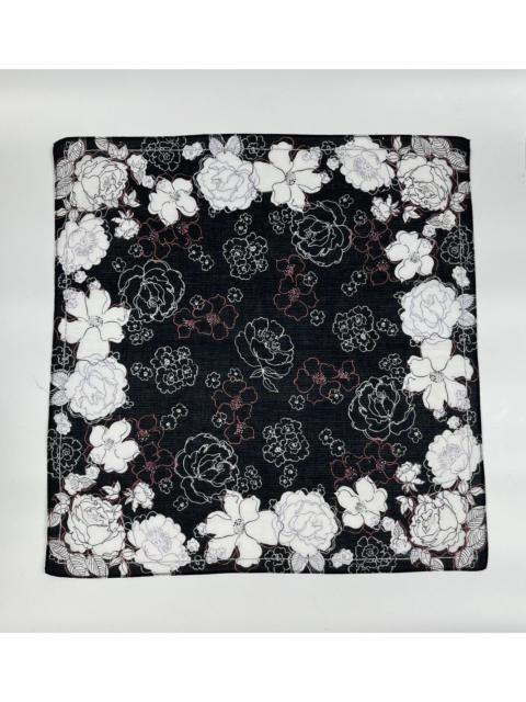 Yohji Yamamoto ined bandana handkerchief neckerchief scarf