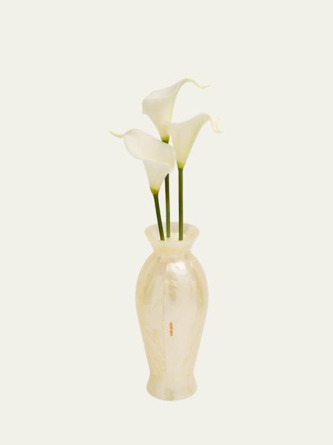 Cult Gaia Florence Acrylic Calla Lily Vase Clutch Bag