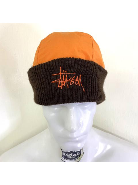 Other Designers Vintage - VTG STUSSY BEANIE HAT WINTER HAT SNOW CAP