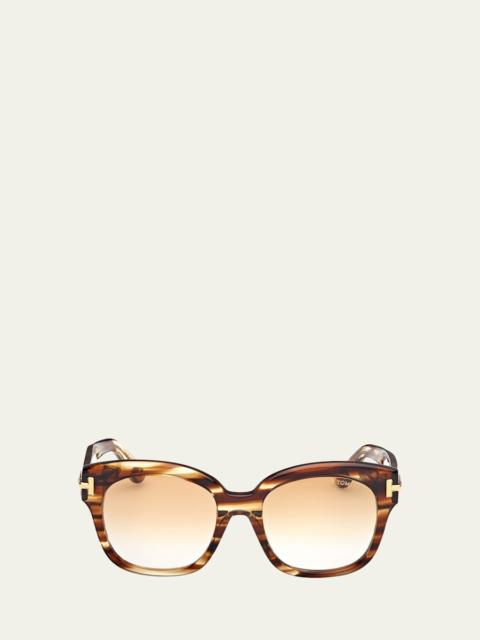 TOM FORD Icon T-Monogram Square Sunglasses
