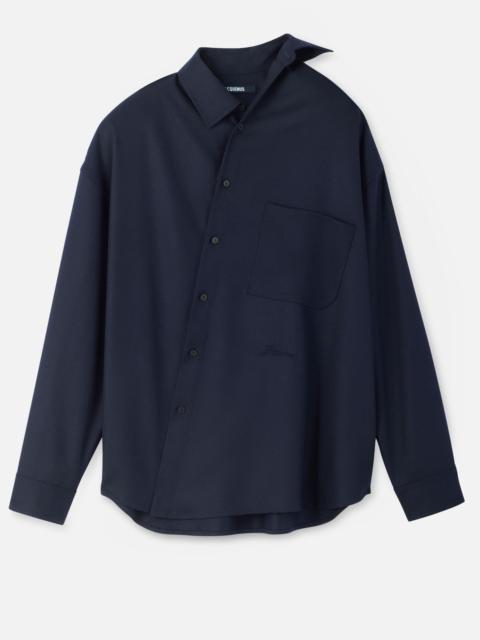 JACQUEMUS THE CHECKED SHIRT ML