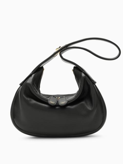 Valentino Valentino Garavani Small Go-hobo Bag In Black Leather