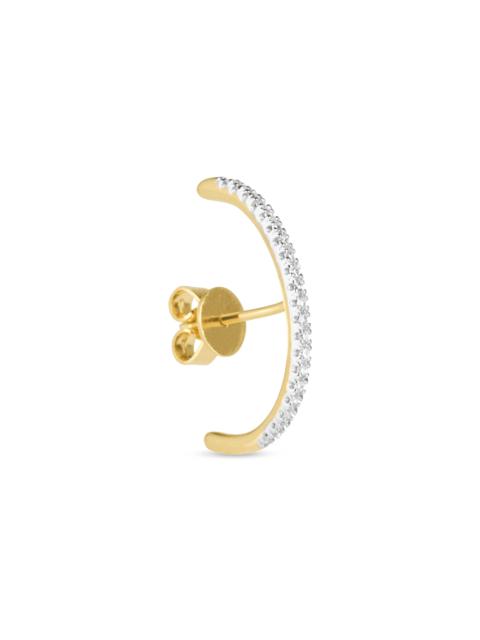 STONE AND STRAND Medium Pave Diamond Suspender Earring