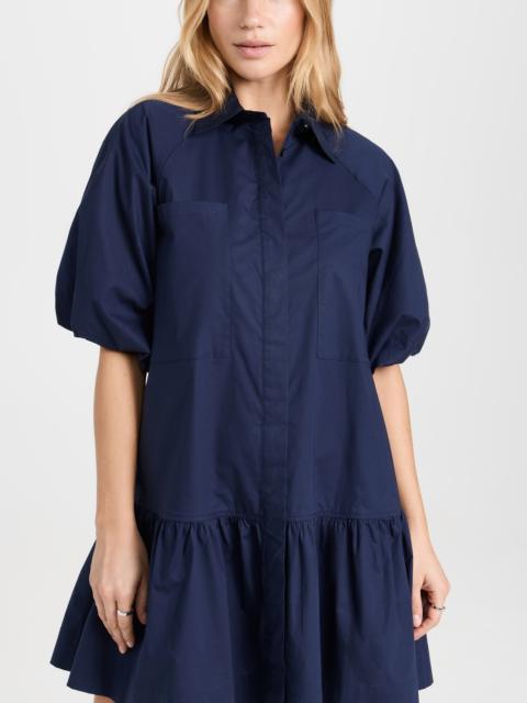 SIMKHAI Crissy Cotton Poplin Dress