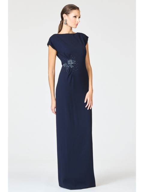 SACHIN & BABI EMBELLISHED KELLY GOWN - MIDNIGHT