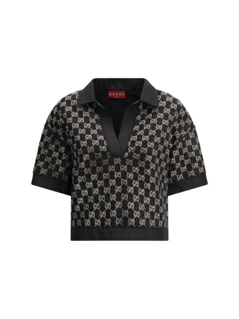 GUCCI Gucci Wool Lamé Tweed Top