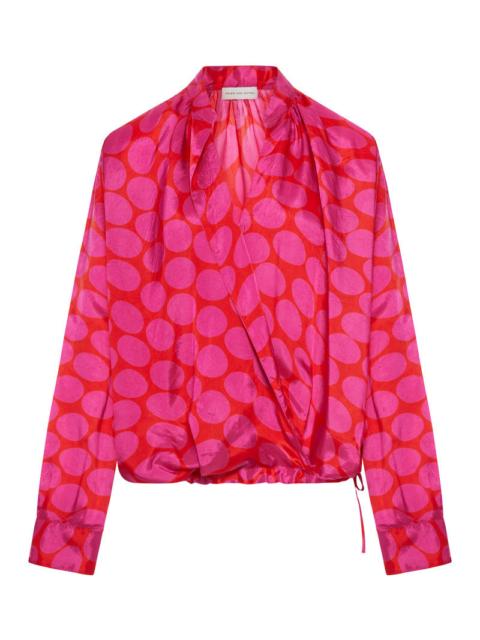 Dries Van Noten Dries Van Noten Women Maxi Polka Dot Print Blouse