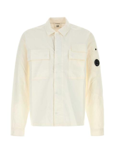C.P. Company Men White Oxford Shirt