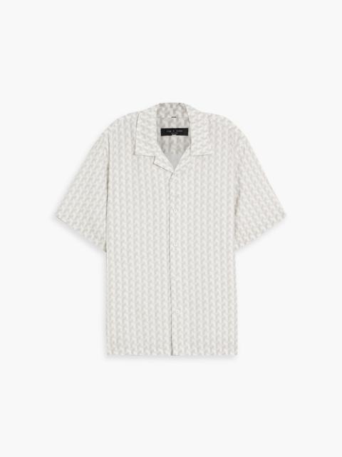 rag & bone Avery printed crepe shirt