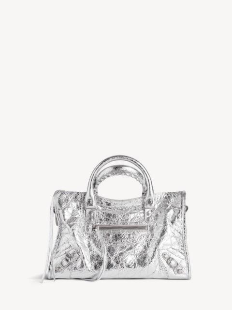 BALENCIAGA Women's Le City Bag Small in Silver