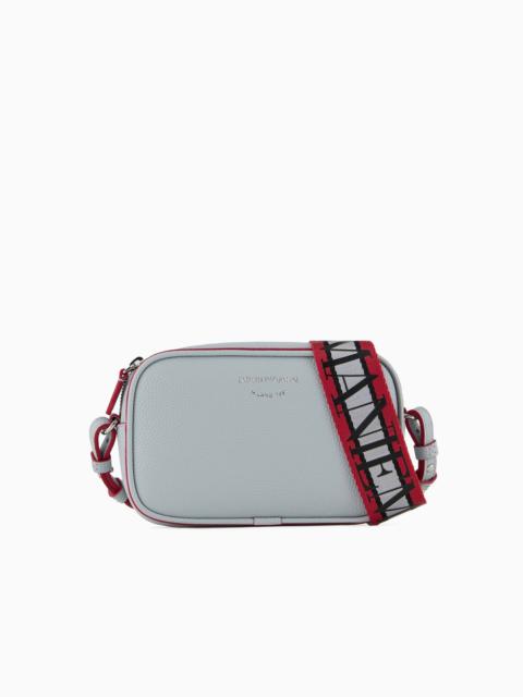 EMPORIO ARMANI Deer-print camera case with shoulder strap