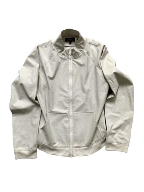 A.P.C. APC Faux Leather PVC Zip Biker Jacket
