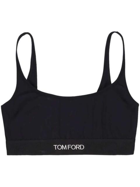 TOM FORD Signature Bralette With Logo Band