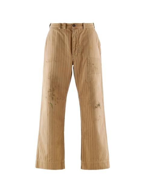 SAINT M×××××× PINSTRIPED TROUSERS