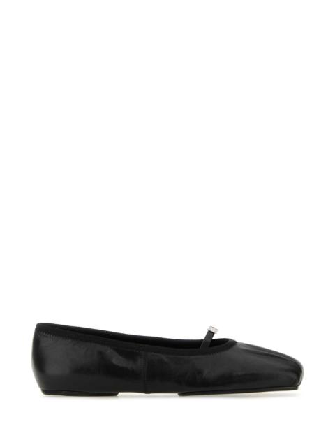 Givenchy Women Black Leather Ballerinas