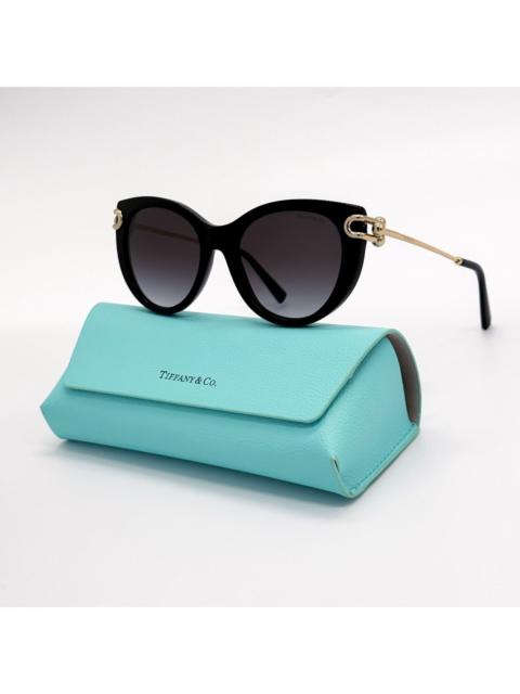 Tiffany & Co. New Tiffany & Co TF4232 8001/3C Black Oversized Women Sungla