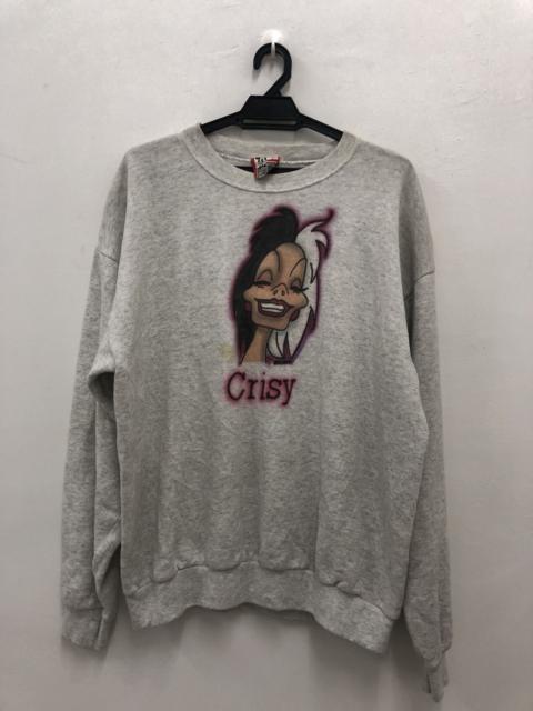 Other Designers Disney - Vintage Crisy Cruella de Vil 101 Dalmation Sweatshirt